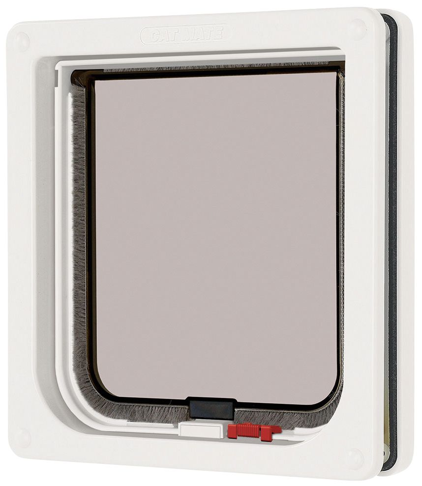 KERBL GATTO SPORTELLO 2 VIE CAT MATE BIANCO