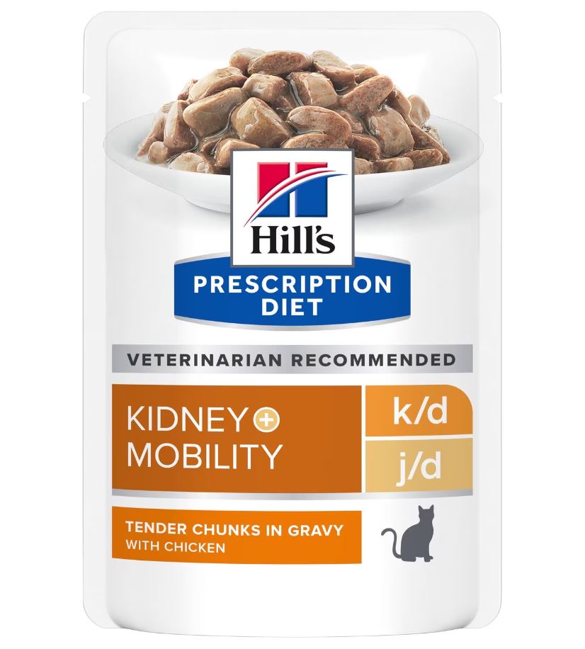 HILL'S PD FELINE K/D+MOBILITY CF. (12x85) GR