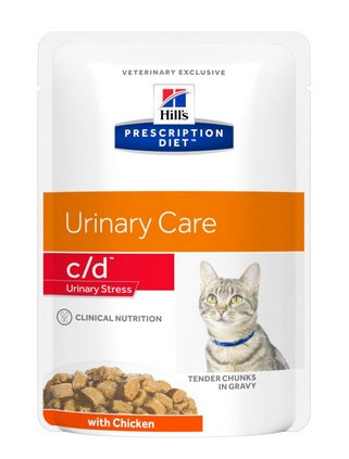 HILL'S PD FELINE C/D STRESS CHICKEN BUSTA 85 GR