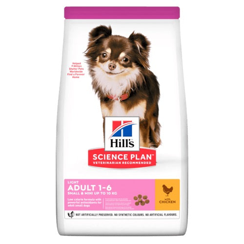 HILL'S CANINE ADULT SMALL&MINI LIGHT CHICKEN 1,5 KG NEW