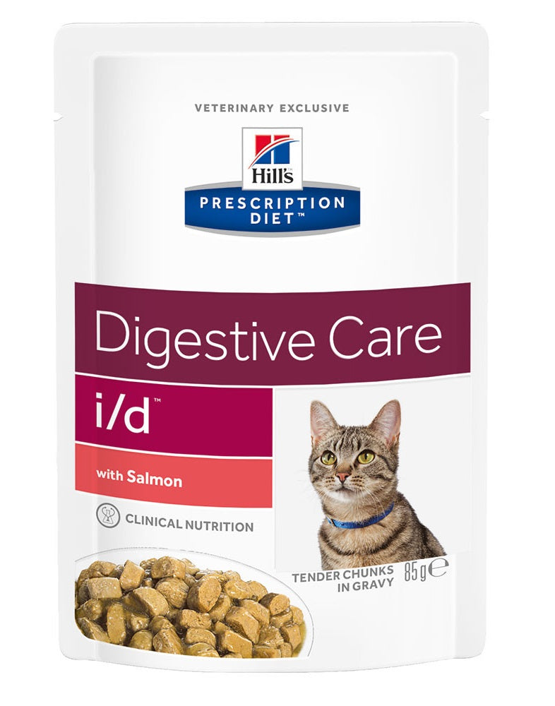 HILL'S PD FELINE I/D SALMONE BUSTA IN SALSA 85 GR NUOVA FORMULA