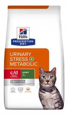 HILL'S PD FELINE C/D URINARY STRESS + METABOLIC 3 KG