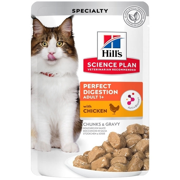 HILL'S FELINE PERFECT DIGESTION CHICKEN BUSTA 85 GR