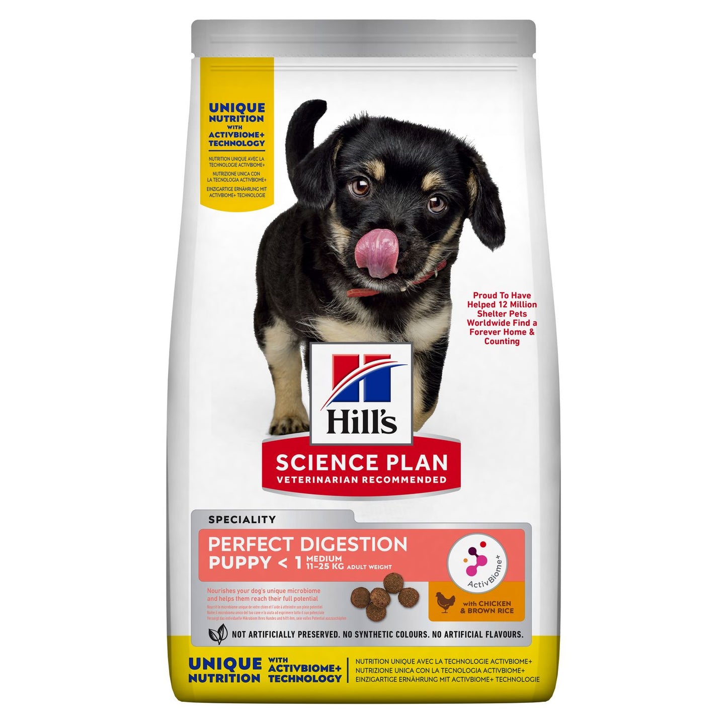 PRODOTTO NON PIU' IN COMMERCIO HILL'S CANINE PERFECT DIGESTION PUPPY MEDIUM 12 KG
