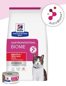 HILL'S PD FELINE GASTROINTESTINAL BIOME STRESS SPEZZATINO POLLO & VERDURE 82 GR