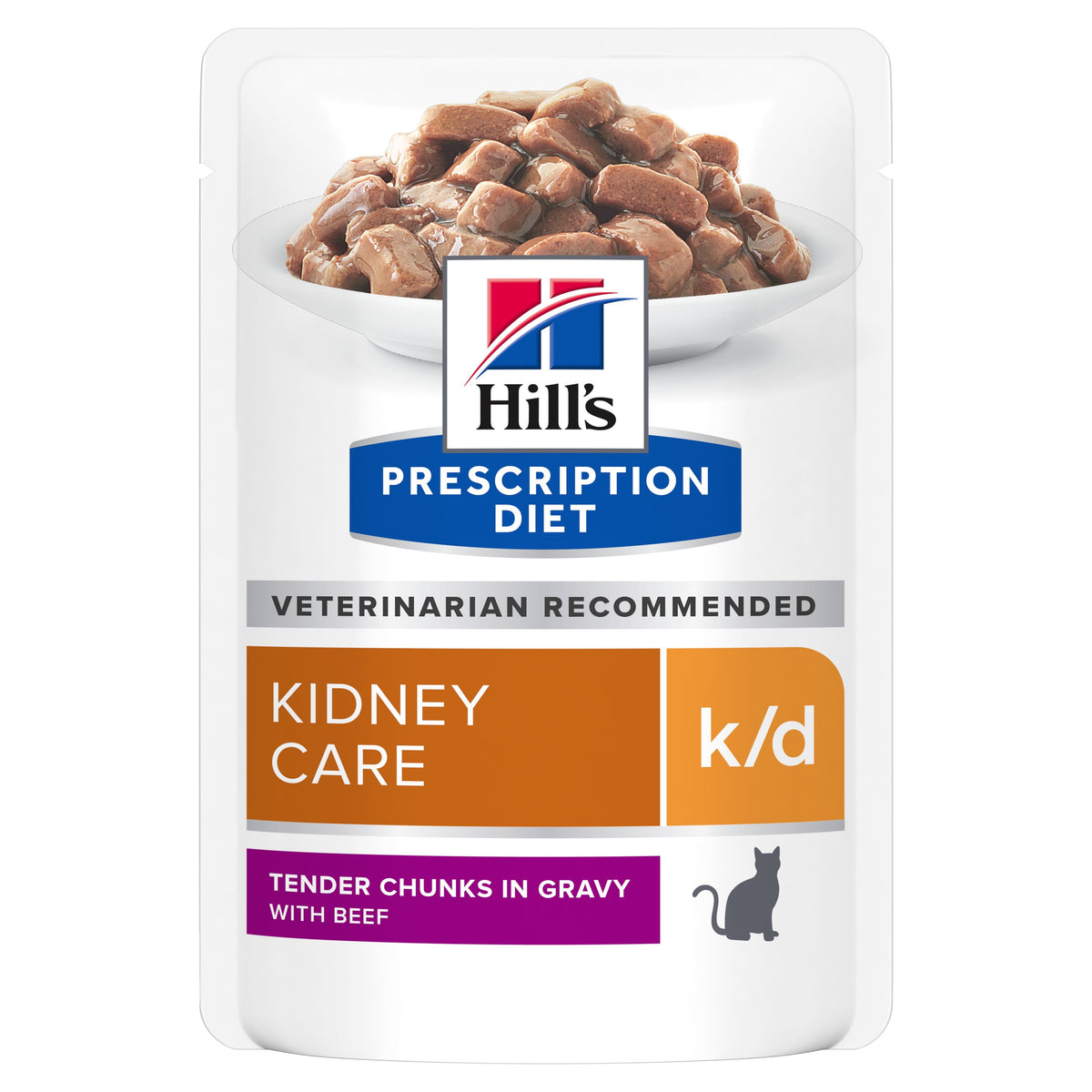 HILL'S PD FELINE K/D MANZO BUSTA 85 GR