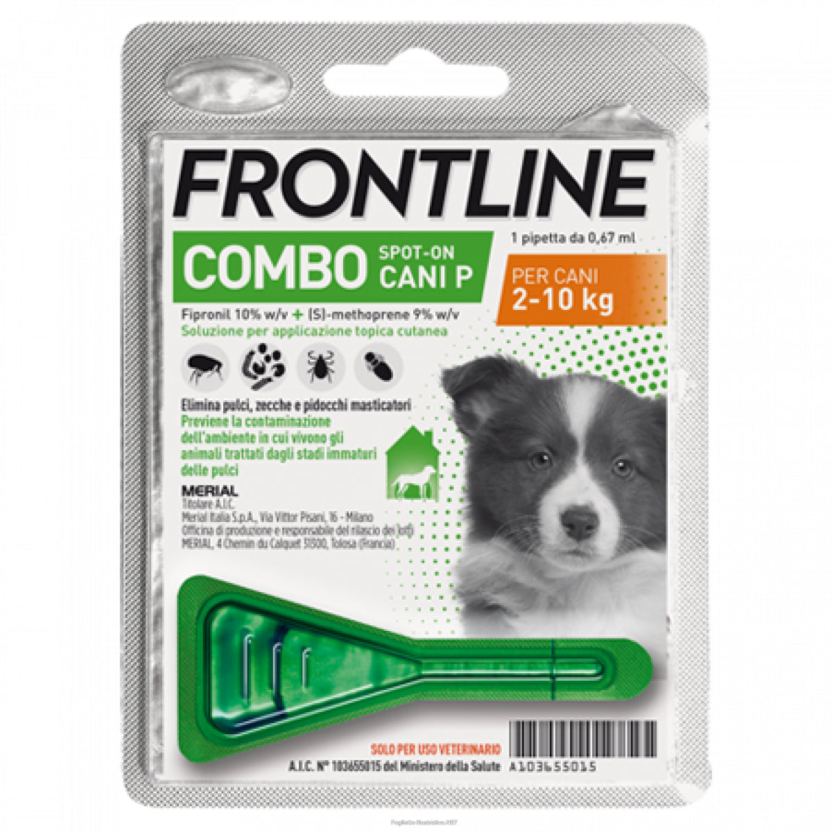 FRONTLINE COMBO CANI PICCOLI 1 PIPETTA