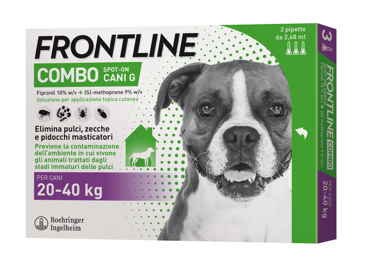 FRONTLINE COMBO CANI GRANDE 20-40 KG 3 PIPETTE