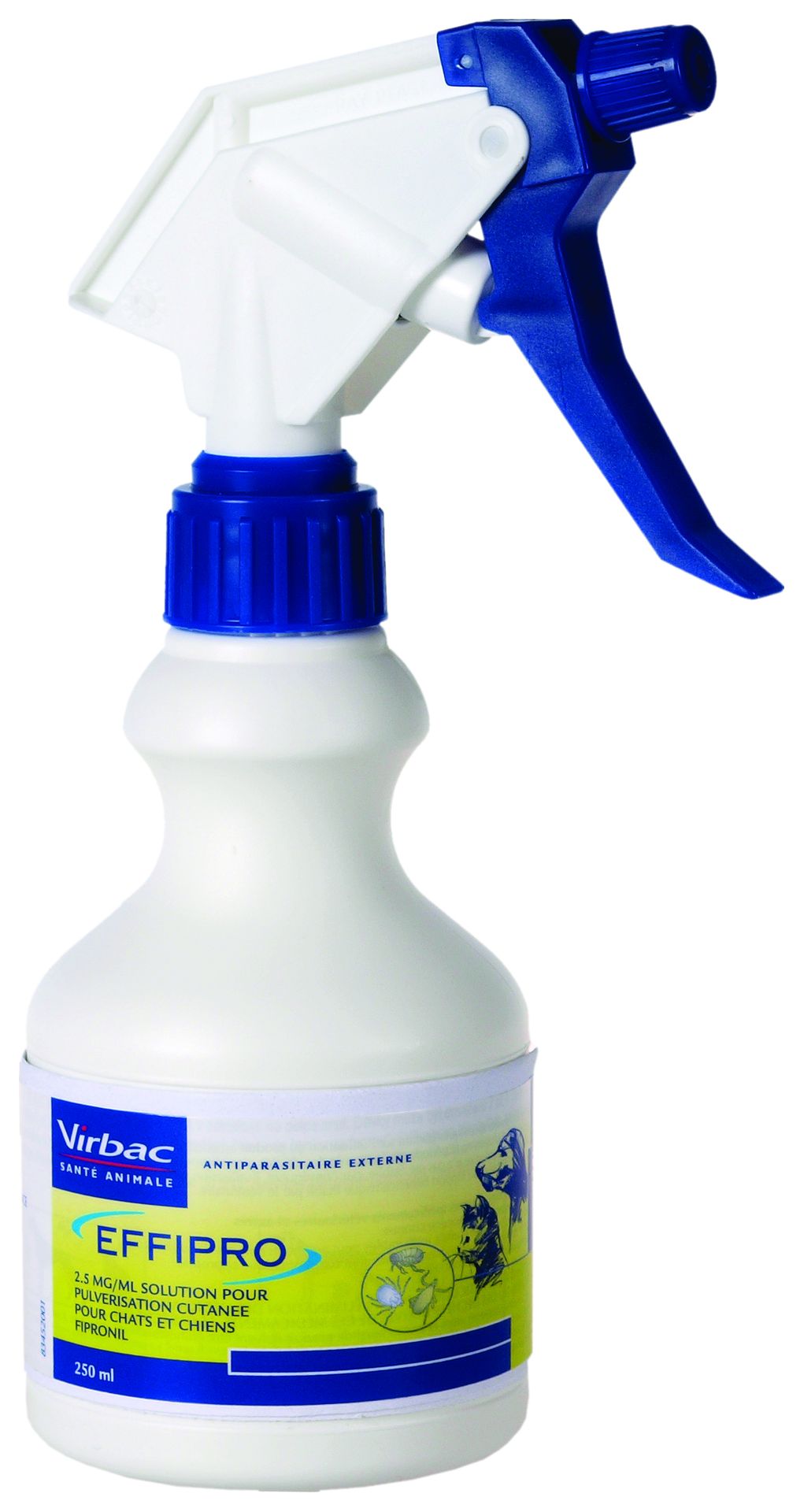 Effipro Spray Antiparassitario con Fipronil per Cani e Gatti 500 ML