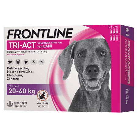 FRONTLINE TRI-ACT 20-40 Kg 6 PIPETTE