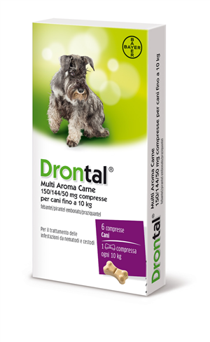 DRONTAL MULTI AROMA CARNE 6 CPR