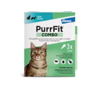 PURRFIT COMBO SPOT-ON GATTI/FURETTI CF. (3 PIPETTE)