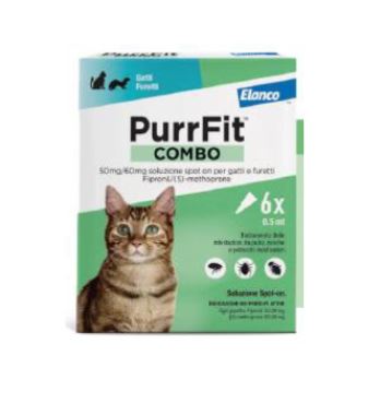 PURRFIT COMBO SPOT-ON GATTI/FURETTI CF. (6 PIPETTE)