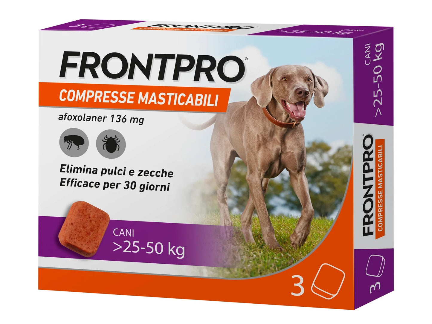 FRONTPRO 3 CPR 136 MG >25-50KG