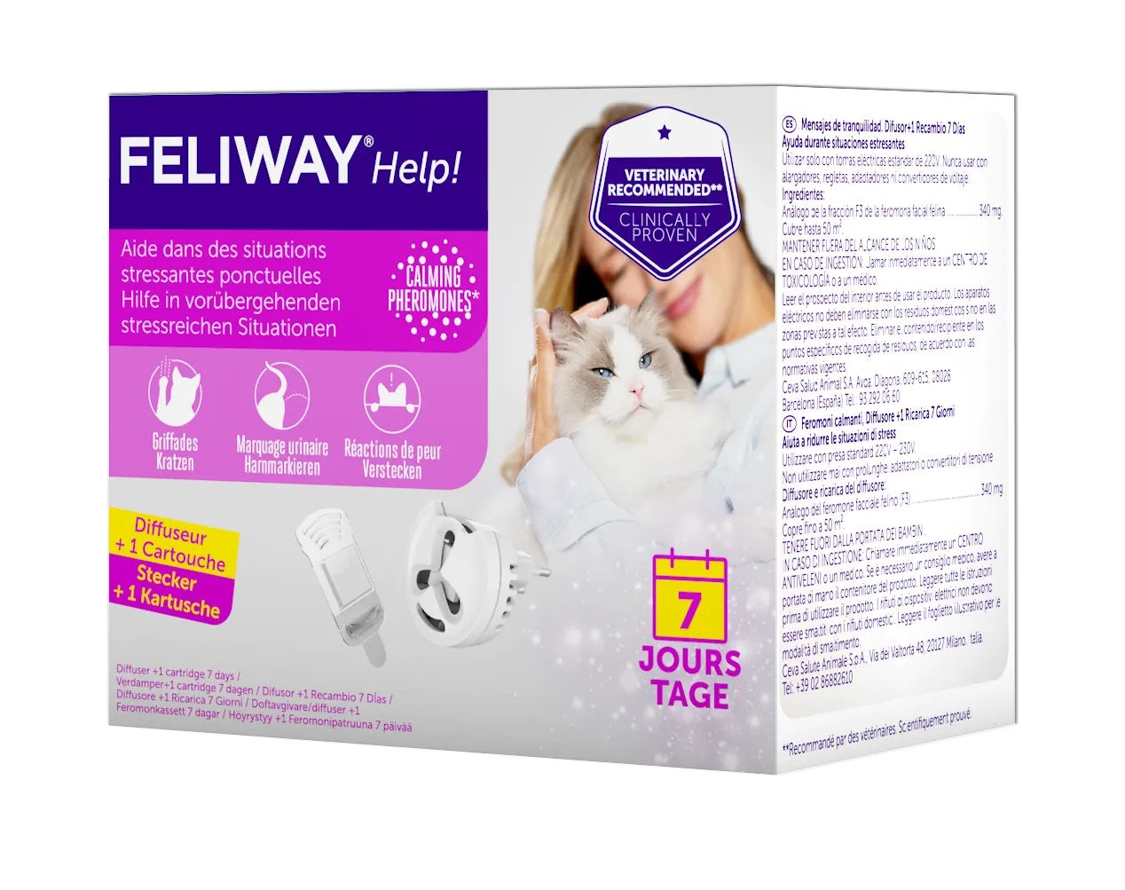 FELIWAY HELP DIFFUSORE COMPLETO (Diffusore+Ricarica)