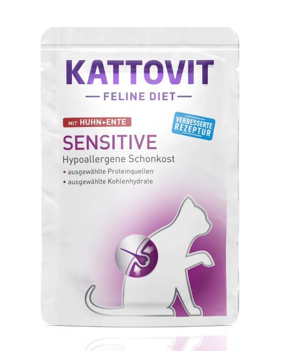 KATTOVIT GATTO DIET SENSITIVE POLLO & ANATRA BUSTA 85 GR