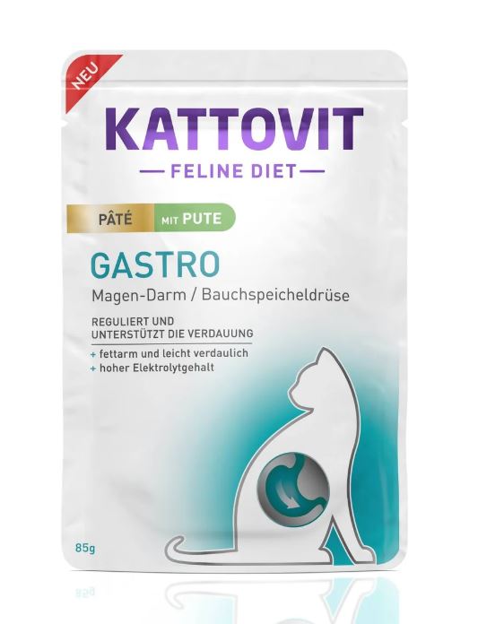 KATTOVIT GATTO DIET GASTRO PATE' TACCHINO BUSTA 85 GR