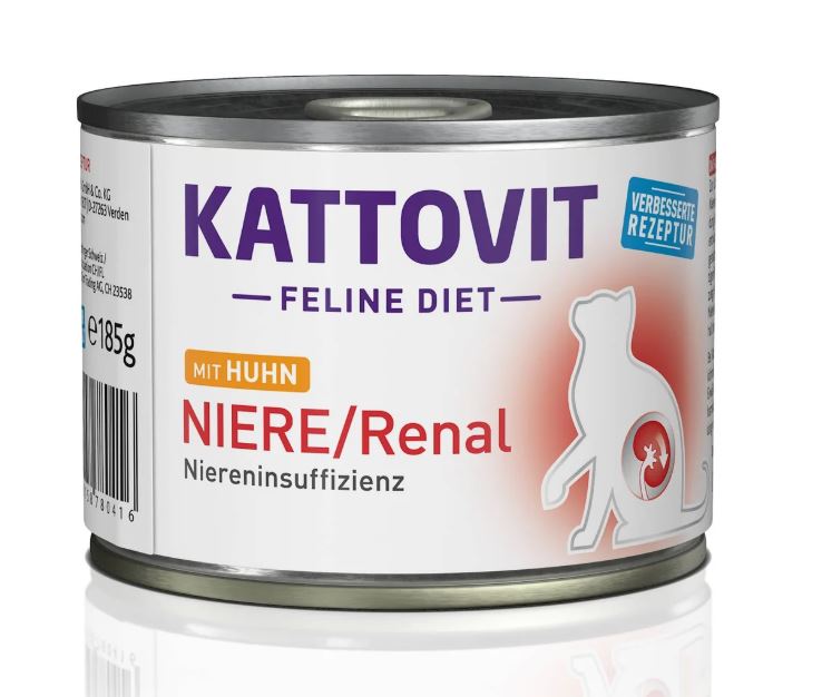 KATTOVIT GATTO DIET RENAL POLLO LATTINA 185 GR