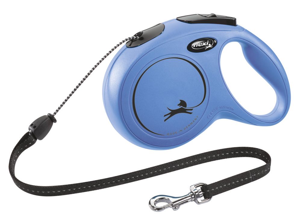 FLEXI GUINZAGLIO CLASSIC CORDA "XS" 3 MT BLU