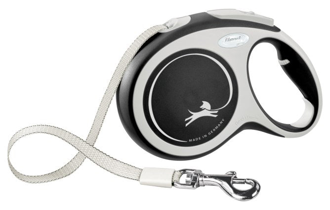 FLEXI GUINZAGLIO NEW COMFORT FETTUCCIA "L" 5 MT NERO