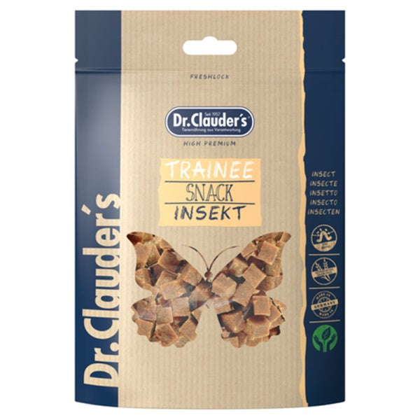 DR. CLAUDER'S CANE/GATTO SNACK TRAINEE CUBETTI INSETTI 80 GR