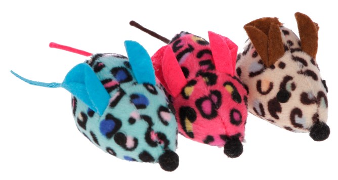 KERBL GATTO GIOCO TOPO 6,5 CM (colori assortiti)