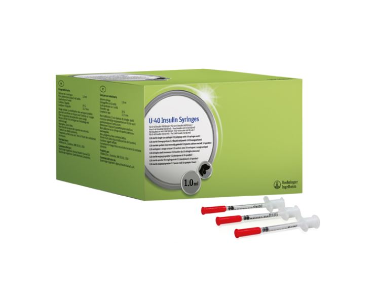 SIRINGA INSULINA U-40 1 ML CF. (120 SIRINGHE)