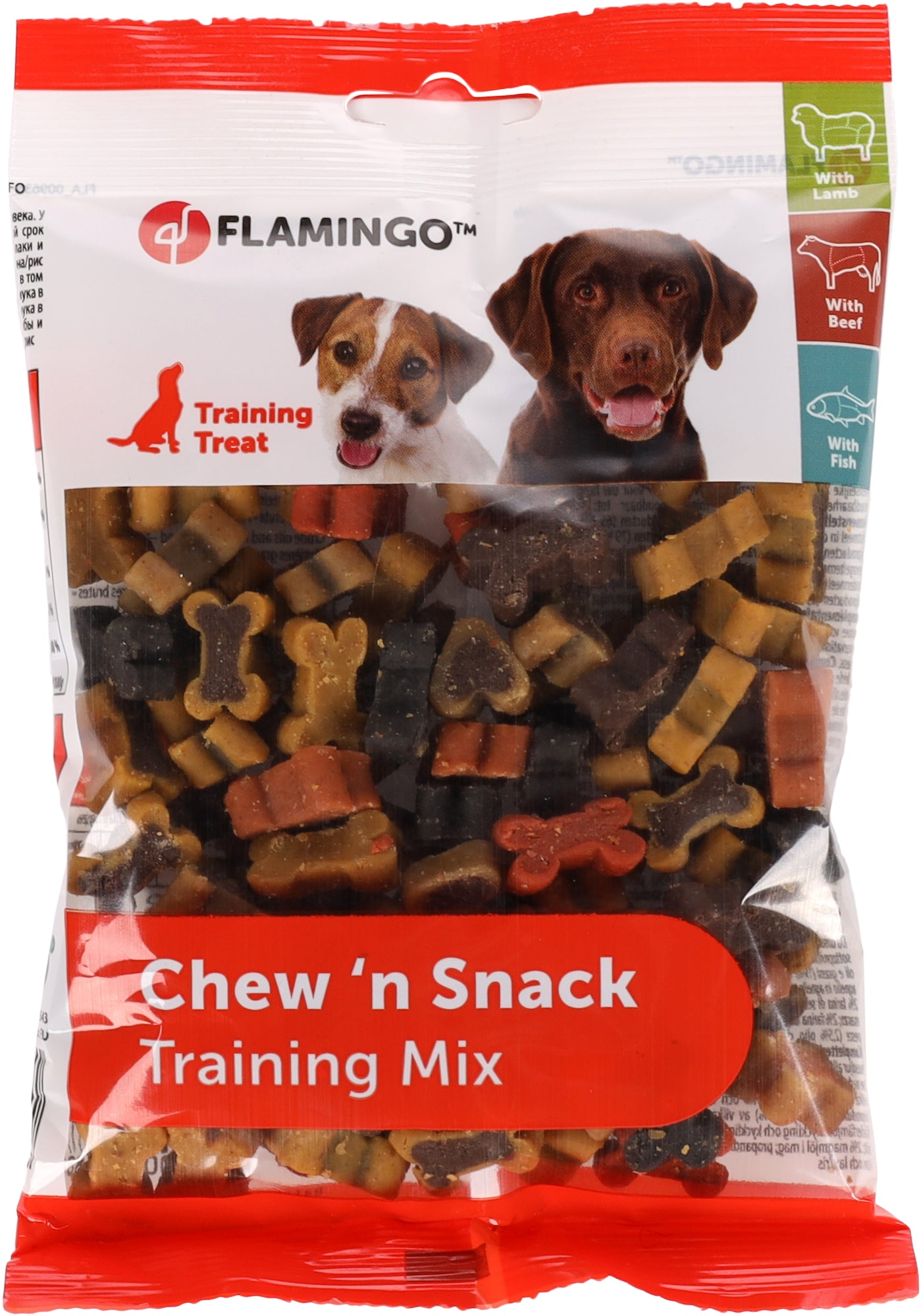 FLAMINGO CANE SNACK CHEW'N TRAINING MIX 150 GR