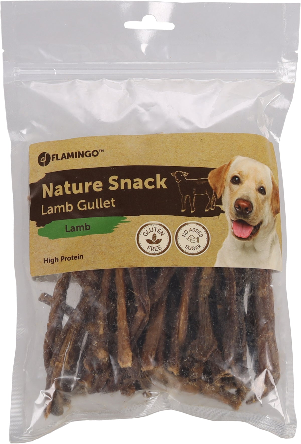 FLAMINGO CANE SNACK NATURE ESOFAGO DI PECORA 200 GR