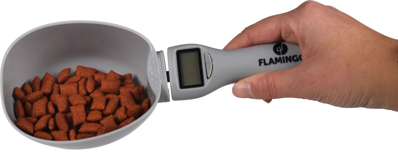 FLAMINGO PALETTA "SKALO" DIGITALE PER IL CIBO 23x10x5,5 CM GRIGIO