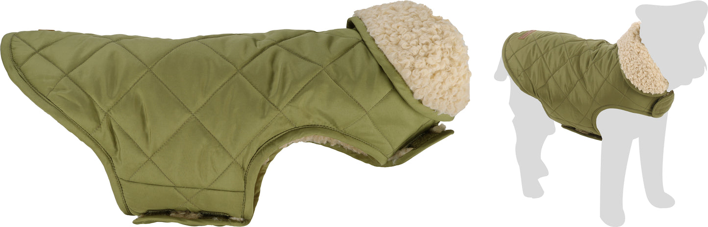 FLAMINGO CANE CAPPOTTO "BONNIE" 40 CM VERDE