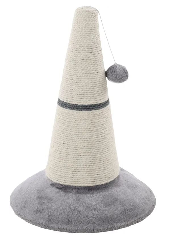 FLAMINGO GATTO TIRAGRAFFI A CONO "ELMO" 33x45 CM BIANCO/GRIGIO