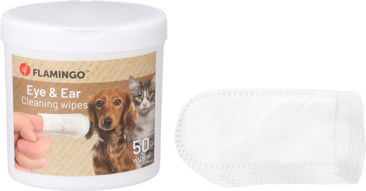 FLAMINGO SALVIETTE IGIENICHE DA DITO PER OCCHI/ORECCHIE "REINI" CF. (50 PZ)
