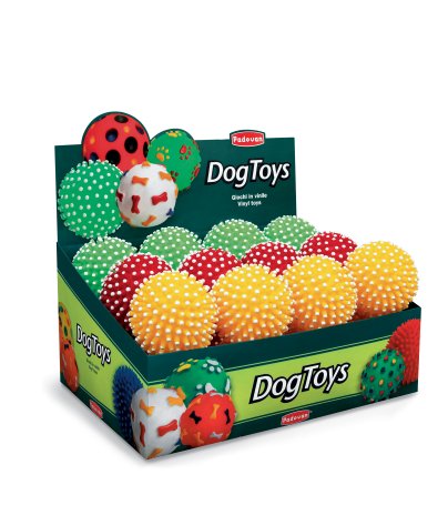 PADOVAN CANE GIOCO PALLA PUNTE FINI 6,5 CM (colori assortiti)