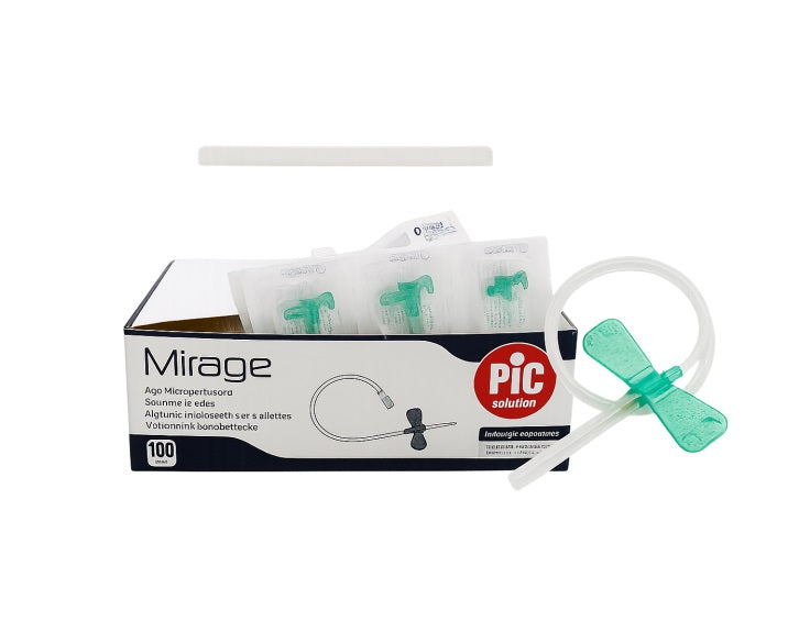 MIRAGE 21G x 3/4 VERDE confezione 100 aghi