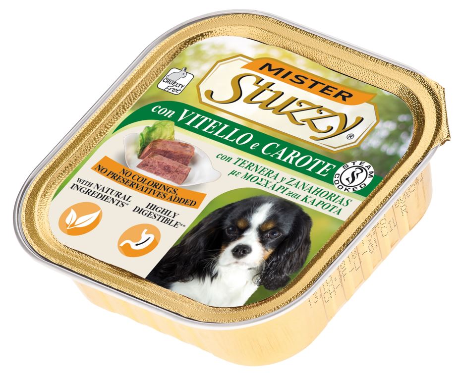 STUZZY CANE PATE' VASCHETTA ADULTO VITELLO 150 GR