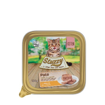 STUZZY GATTO PATE' VASCHETTA KITTEN POLLO 100 GR
