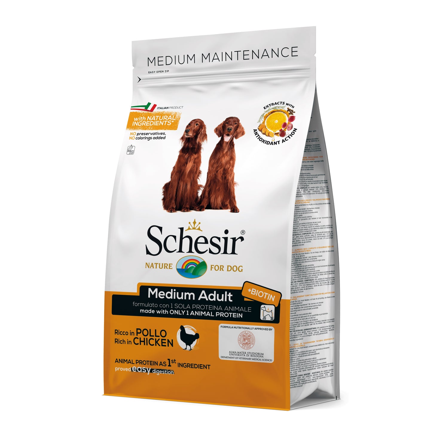 SCHESIR CANE MAINTENANCE ADULTO MEDIUM POLLO 12 KG