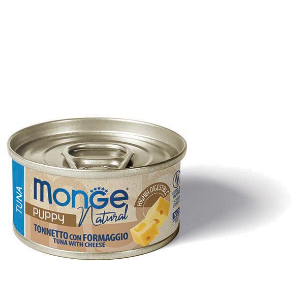 MONGE CANE NATURAL LATTINA PUPPY TONNETTO & FORMAGGIO 95 GR