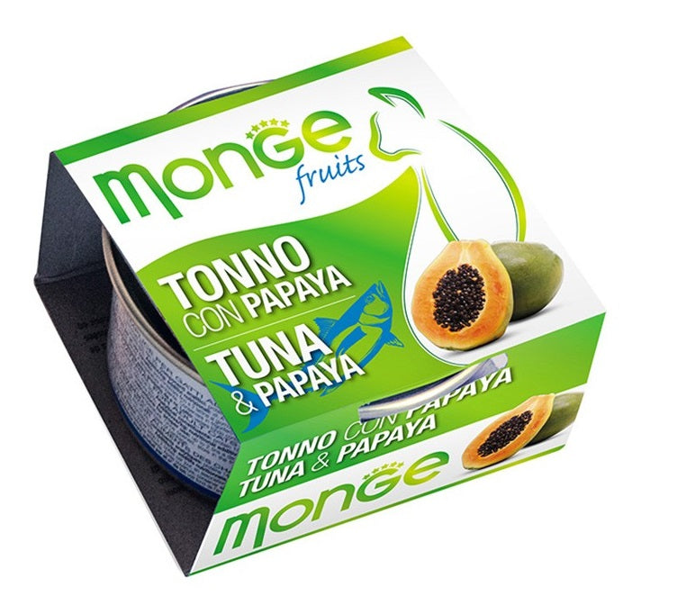 Monge Gatto Fruits Lattina Adulto Tonno & Papaya 80 g