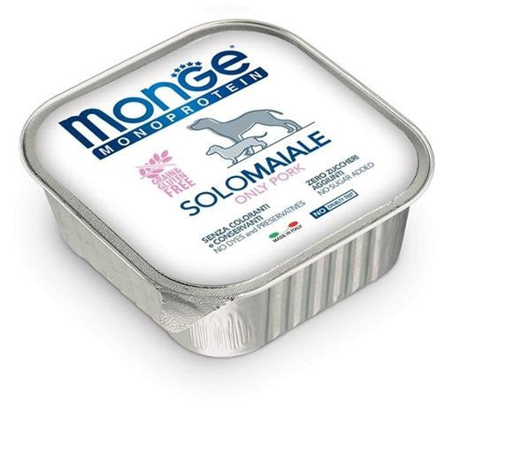MONGE CANE MONOPROTEIN VASCHETTA ADULTO SOLO MAIALE 150 GR