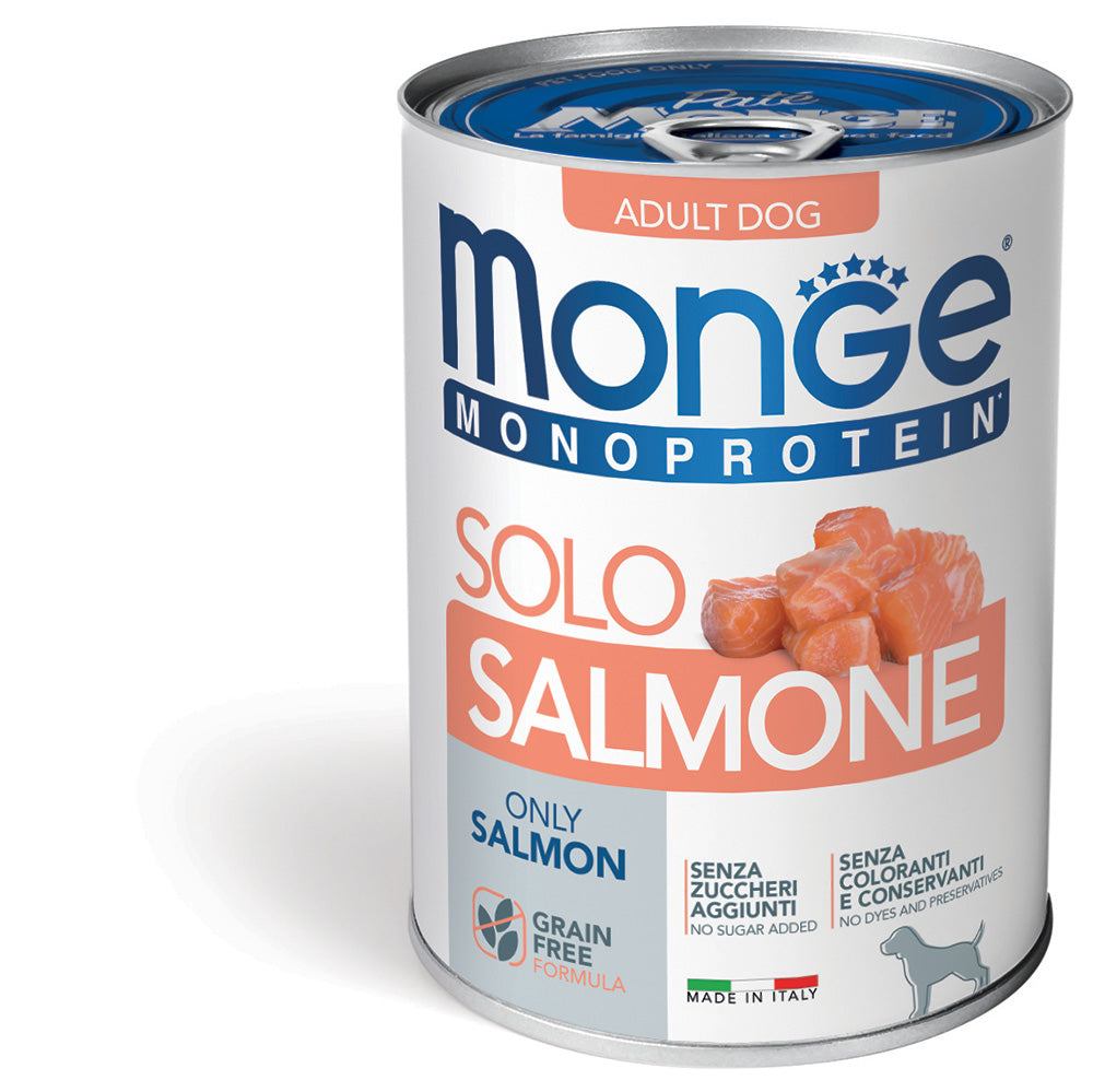MONGE CANE MONOPROTEIN LATTINA ADULTO SOLO SALMONE 400 GR