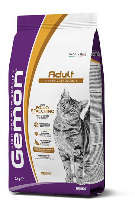 GEMON GATTO ADULTO COMPLETE POLLO & TACCHINO 7 KG