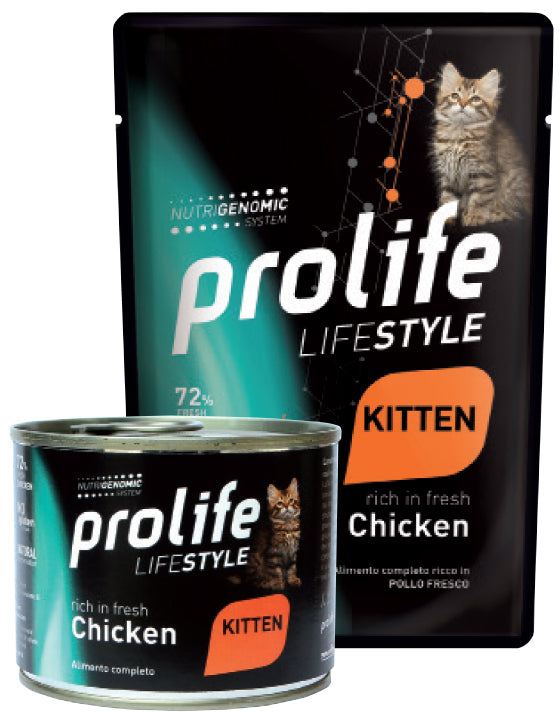 PROLIFE GATTO LIFESTYLE KITTEN POLLO BUSTA 85 GR