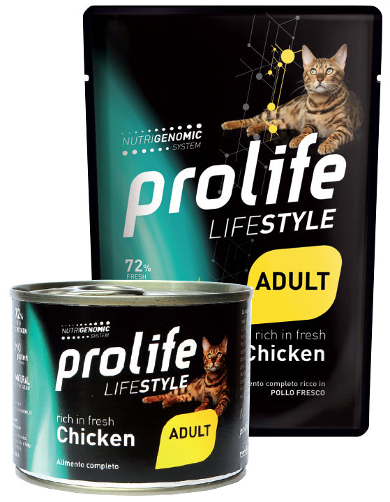 PROLIFE GATTO LIFESTYLE ADULTO POLLO BUSTA 85 GR