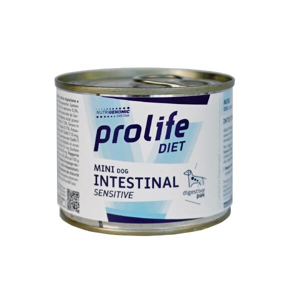 PROLIFE CANE DIET INTESTINAL SENSITIVE MINI LATTINA 200 GR