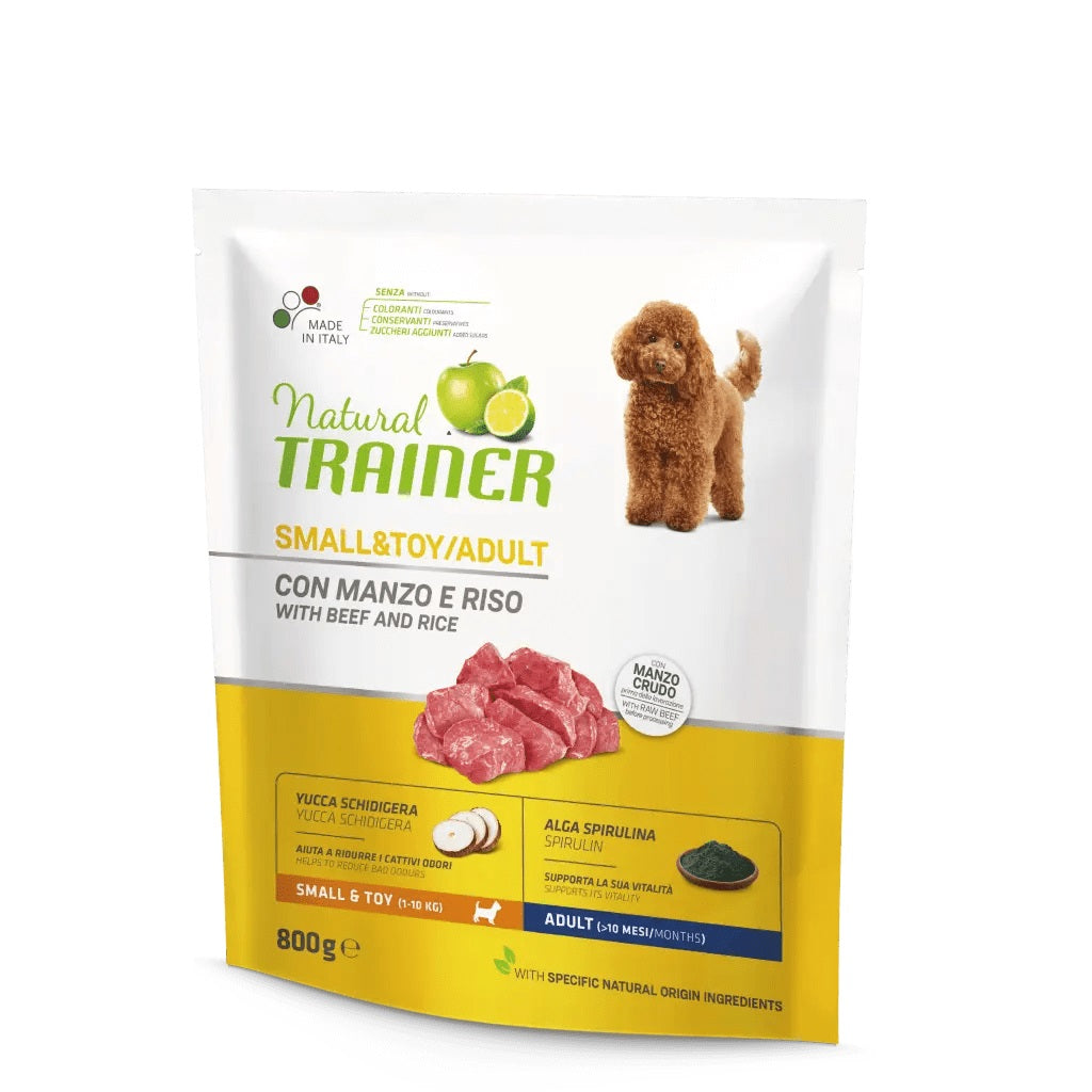 TRAINER CANE NATURAL ADULTO SMALL&TOY MANZO & RISO 800 GR