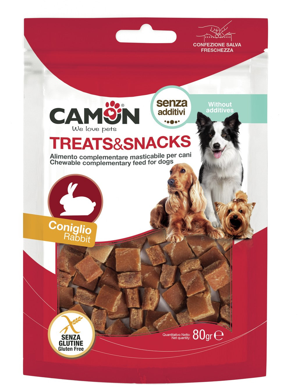 CAMON CANE SNACK DADINI AL CONIGLIO 80 GR