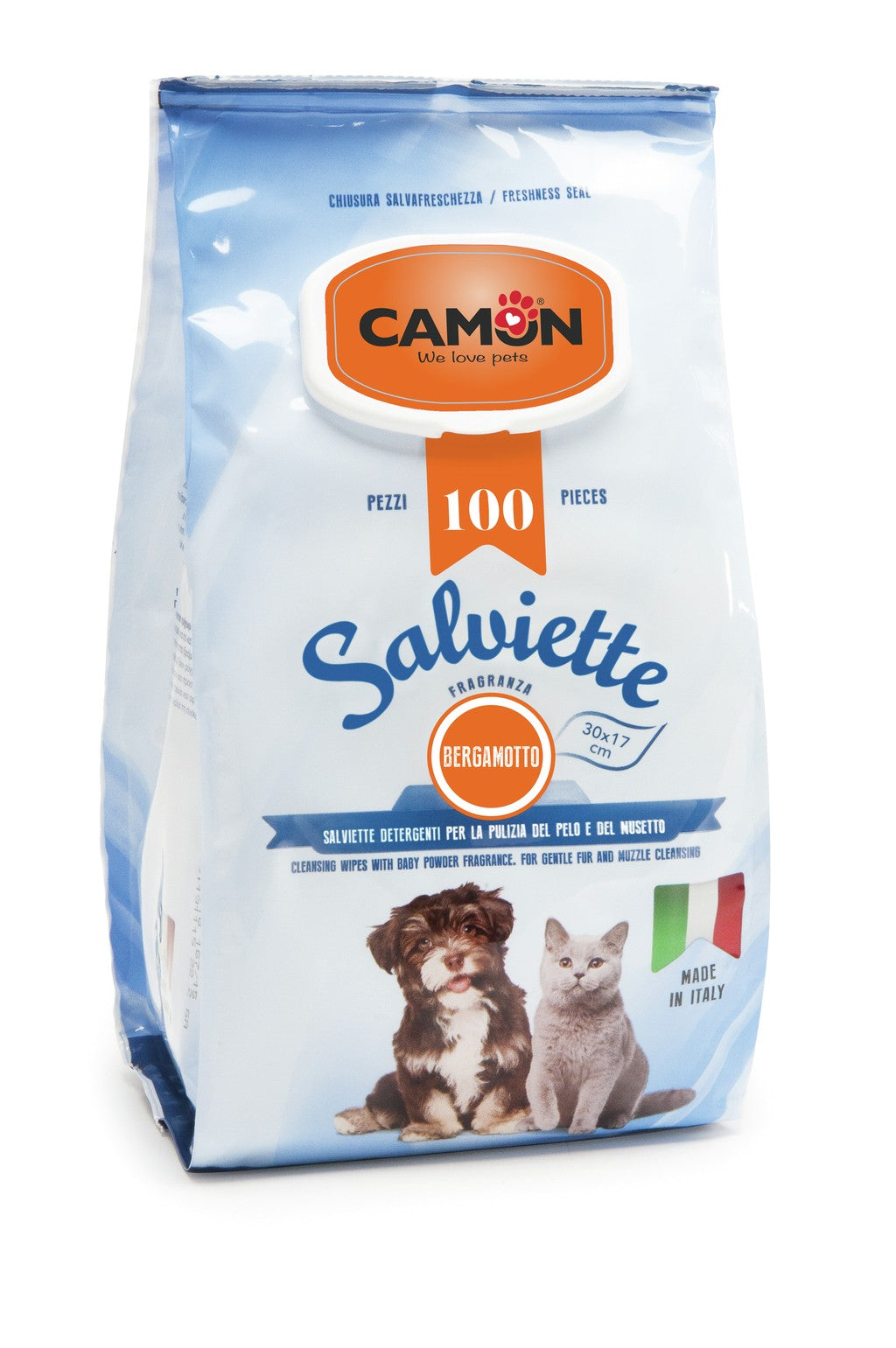 CAMON SALVIETTE DETERGENTI 100 PZ BERGAMOTTO