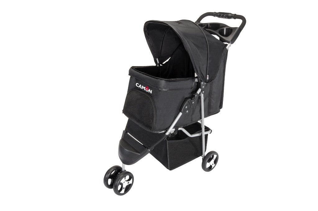 CAMON PASSEGGINO "PET STROLLER" 33x53x55 CM NERO